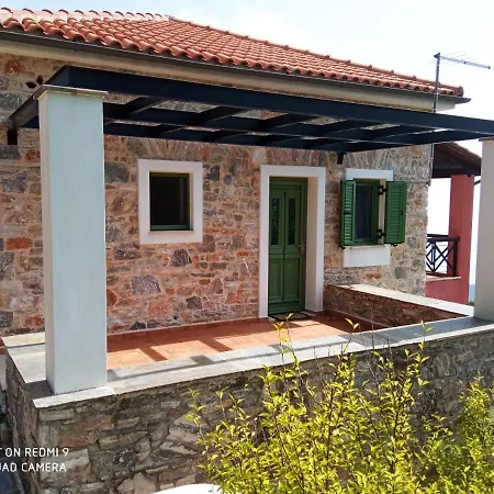 Villa Sklithro In The Heart Of The Forest With Magnificent View Of The Sea Just 10 Minutes From It *