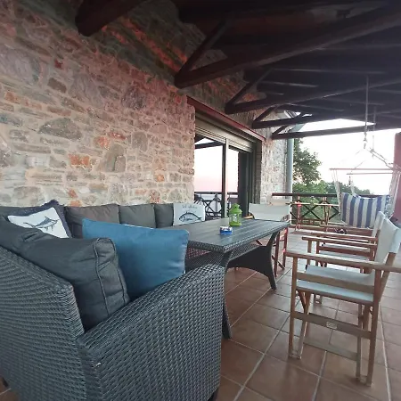 Sklithro In The Heart Of The Forest With Magnificent View Of The Sea Just 10 Minutes From It Agiakampos (Volos)